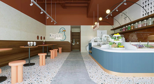 Vitrine en bois et verre sur mesure pour gâteaux et pâtisseries |   Vitrines de boulangerie pour le mobilier de magasin de desserts - Product Image 4