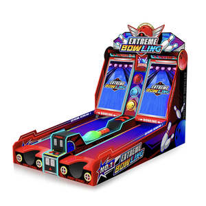 Machine <span class=keywords><strong>de</strong></span> jeu <span class=keywords><strong>de</strong></span> bowling sportif à deux voies pour 2 joueurs avec deux écrans, fonctionnement par pièces/billets, arcade <span class=keywords><strong>de</strong></span> divertissement pour usage intérieur - Product Image 2