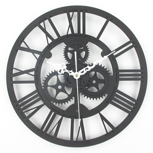 Horloge Murale Squelette à Quartz Silencieuse Grande Horloge Murale Vintage en Acrylique Chiffres Romains Horloge Murale Quartz Salon Simple Face CLASSIQUE - Product Image 2