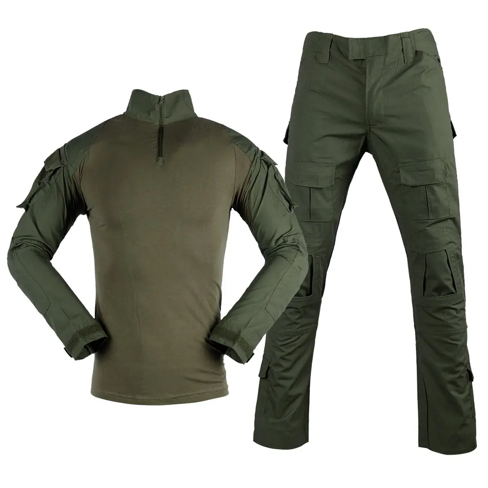 육군 군사 전술 전투 유니폼 전술 개구리 정장 세련된 남성 캐주얼 셔츠 + 바지