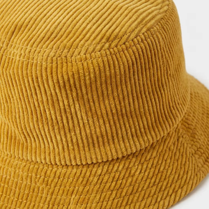 Cappello da <span class=keywords><strong>Pescatore</strong></span> Vintage in Velluto a Coste Giallo Senape da Donna, Stile Retrò per Equitazione e Campagna, Morbido, Autunno Inverno, Classico - Product Image 2