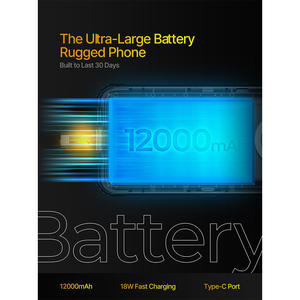 Phonemax 5G LTE Robustes <span class=keywords><strong>Smartphone</strong></span> 6,67 Zoll Neigung 1080 Octa Core 12GB 256GB 12000mAh Android 12 48MP Haupt kamera - Product Image 4