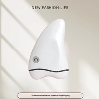 Appareil Gua Sha pour thérapie chaude et froide, équipement de beauté amincissant le visage, en alliage de chrome, masseur manuel pour lifting du visage en V, raffermissant et tenseur