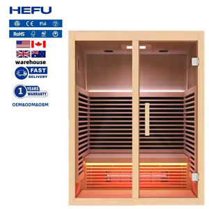 Tente électrique <span class=keywords><strong>hybride</strong></span> infrarouge en bois Offre Spéciale avec sauna extérieur traditionnel et bain de glace combiné avec <span class=keywords><strong>douche</strong></span> - Product Image 1