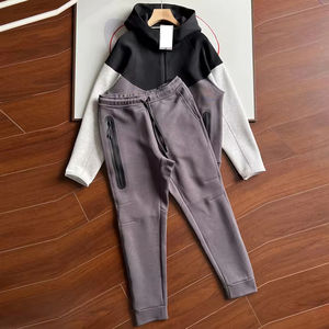 2025 designer di moda più venduti in pile tecnologico firmato congiuntamente da <span class=keywords><strong>uomo</strong></span> <span class=keywords><strong>tuta</strong></span> sportiva 2 Pce giacca da <span class=keywords><strong>uomo</strong></span> e <span class=keywords><strong>tuta</strong></span> pantalone per Jogging - Product Image 1