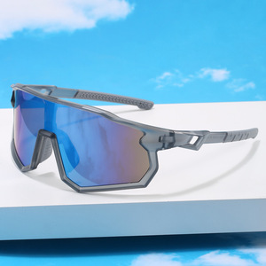Outdoor Sports Cycling Sunglasses <b>Black</b> <b>Frame</b> PC Lens UV400 Anti Slip For Men Mountaineering Goggles - Product Image 2