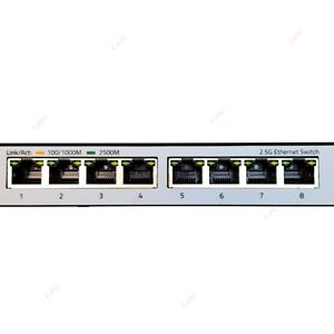 SKS1200 XikeStor สวิตช์อีเธอร์เน็ตแบบจัดการง่าย L2 10 พอร์ต พร้อมพอร์ต 8 พอร์ต 2.5G RJ45 และ 2 พอร์ต 10G SFP+ รองรับ Web Vlan Link - Product Image 3