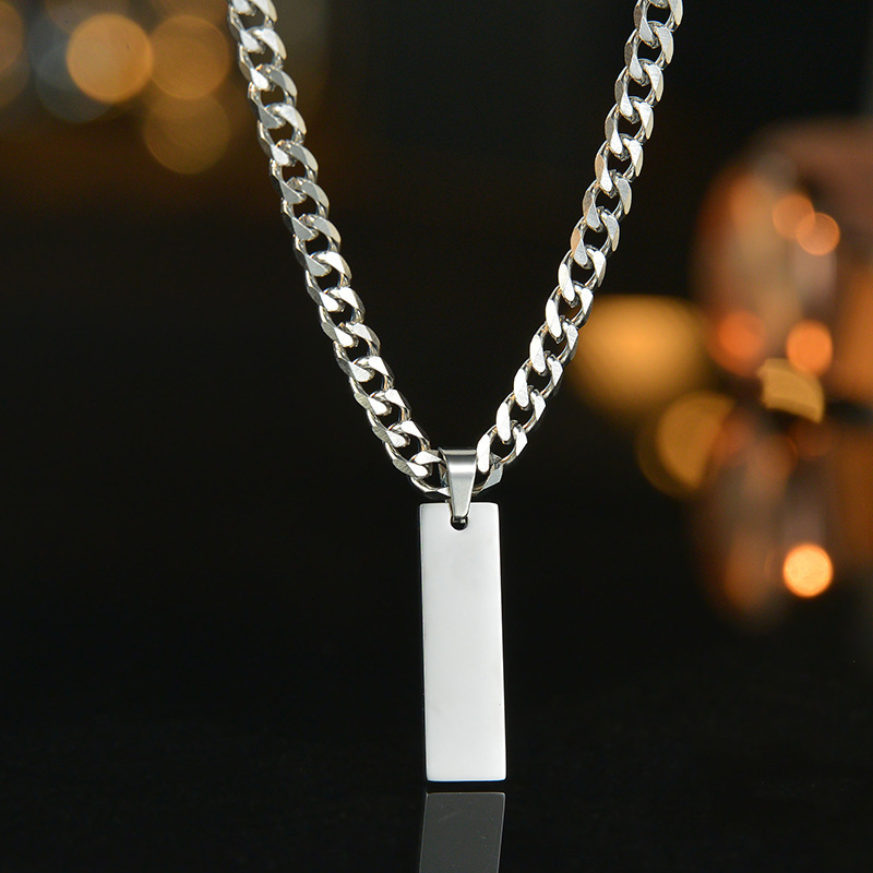 Silver Cuba Necklace