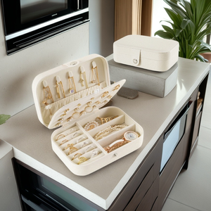 Nhà máy trực tiếp giá thu nhập hiển thị đồ trang sức <span class=keywords><strong>Organizer</strong></span> Box xách tay lưu trữ đồ trang sức hộp - Product Image 2