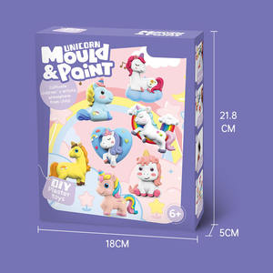 Set plester gambar kartun Unicorn, Set plester edukasi dan pembelajaran Diy untuk anak-anak - Product Image 4