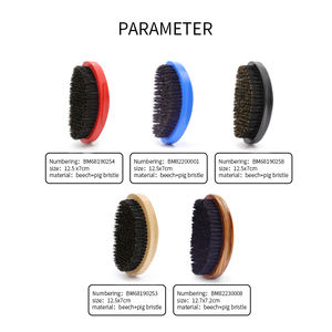 <span class=keywords><strong>Spazzola</strong></span> per <span class=keywords><strong>Barba</strong></span> BOOMHOME 360 Wave in Legno con Setole di Cinghiale per Uomo, Personalizzabile con Logo, Vendita all'Ingrosso - Product Image 3