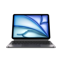 Clavier magique en alliage d'aluminium OEM personnalisé pour iPad Pro, connecteur BT, contrôle tactile, pavé tactile intelligent, étui pour iPad Air