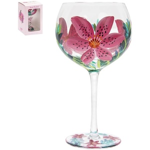 Marguerites peintes à la main, 1 unité, fleurs, en verre - Product Image 2