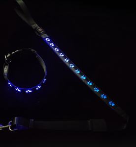 <span class=keywords><strong>Collar</strong></span> LED para Perro con Patrón Sólido, <span class=keywords><strong>Collar</strong></span> Luminoso de Seguridad para Mascotas, <span class=keywords><strong>Collar</strong></span> LED Recargable por USB y Juego de Correa para Perro - Product Image 2