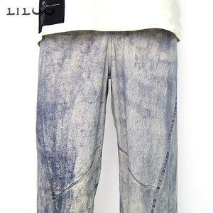 <strong>Custom</strong> Private <strong>Labeling</strong> <strong>Jeans</strong> Pant Men Men's Clothing Pants Trousers Laser Print All Over <strong>Jeans</strong> - Product Image 3