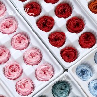 Roses d'éternité finies conservées Austin Roses tête de fleur fête de mariage pour les occasions de noël fleur immortelle