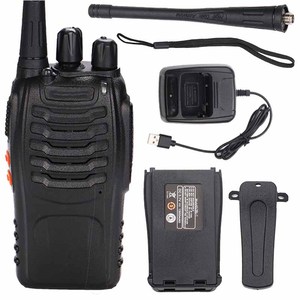 Walkie Talkie Recargable de Largo Alcance, Impermeable, con Auricular, Cargador, Cable de Programación de Frecuencia y Canales - Product Image 3
