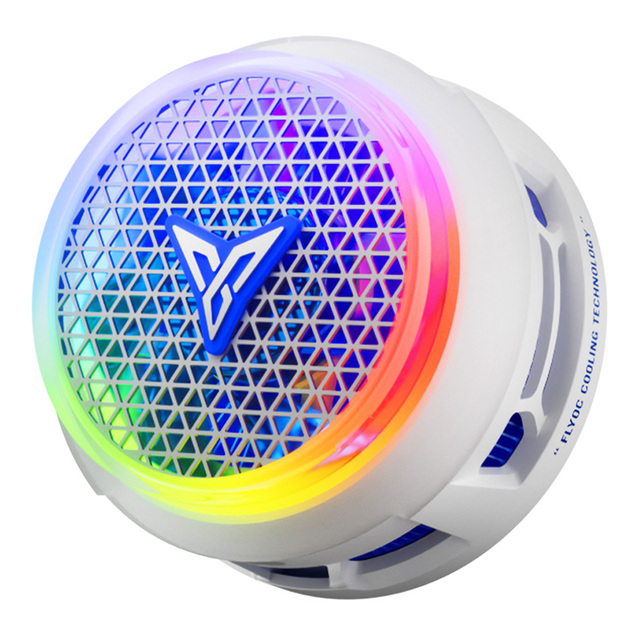 B9X Phone Cooler, Low Noise Semiconductor Cooling Fan with RGB Light, Compatible with IPhone, Samsung and Android Phones