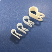 Clips de câble en plastique de type R de 5/16 pouces, serre-câble en nylon pour organisateur de fil de câble