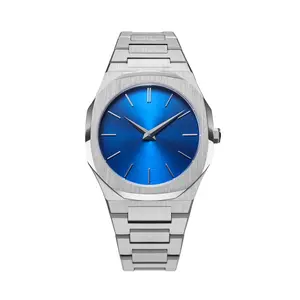 Luxury Brand Design Hot Customized Stainless Steel Minimalist Mens Analog Quality 5ATM Waterproof Business Watches
