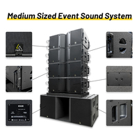 Système de sonorisation Line Array Lsolution Passive 1200W à deux voies, enceintes K212 double 18 pouces 2400W, caisson de basses KS28 pour concerts