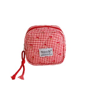 Trousse de rangement Hisocute à motif cerise, rose, bleu clair, vert clair, noir, rouge, pour l'organisation du bureau - Product Image 5