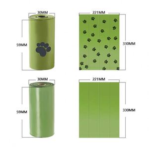 Bolsas Biodegradables Personalizadas de Almidón de Maíz para Excrementos de Perro, Bolsas Ecológicas para Desechos de Mascotas, Duraderas para Perros y Gatos - Product Image 5