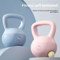 Kettlebell de yoga souple de haute qualité en sable de fer pour usage domestique, vente en gros, entraînement de force, exercices pour les bras, squats, logo personnalisé