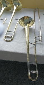 Haute qualité Or laque Jaune cloche en laiton clé Bb <span class=keywords><strong>Trombone</strong></span> Ténor avec cupronickel diapason (JTB-171) - Product Image 2