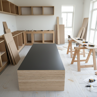 Contreplaqué stratifié imperméable de 18 mm |   Contreplaqué mélaminé à âme en eucalyptus durable pour meubles de chambre à coucher et de cuisine