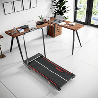 Nuevo Diseño, Caminadora Eléctrica Mini Plegable de 3 Niveles, Pantalla LED, Soporte para Teléfono, Imán, 3 en 1, Ecológica, Quema Calorías, para Oficina