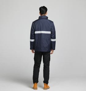 Giacca <span class=keywords><strong>3</strong></span> in <span class=keywords><strong>1</strong></span> con fodera in pile staccabile |   Giacca di Sicurezza Alta Visibilità Impermeabile e Antivento per Uomo, per Lavoro all'Aperto Invernale - Product Image 6