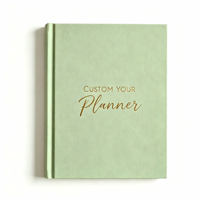 Fabricant de carnets personnalisés, agenda avec couverture en tissu, reliure cousue, carnet à couverture rigide, journal personnalisé avec logo pour cadeau d'affaires