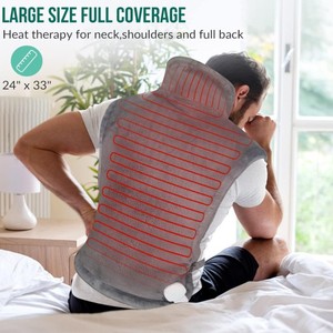 Almohadilla Térmica ALLJOY para Cuello y Hombros con Peso, 3 Niveles de Calor, Apagado Automático, Alivio del Dolor - 24"X33" para Mujeres y Hombres - Product Image 3