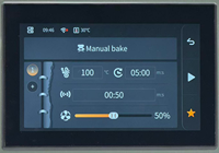 Placa de Control de Temperatura con Pantalla Táctil Capacitiva de 7 Pulgadas, Controlador de Horno Rápido, Placa de Circuito Inteligente Comercial para Hornear MK6L60