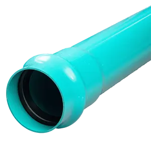 New Product Casing And Screen Pipe Blue Color 125/140/160 Mm Slot Pvc Water Well China Manufacturer With Ce Certificate