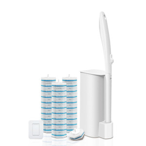 Hot Sale <b>Cleaning</b> Tools Disposable Sponge Replacement Head Toilet <b>Brush</b> with Holder for Bathroom Cleaner 1pc/inner Box - Product Image 1
