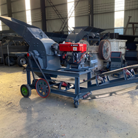 Concasseur à marteaux de haute qualité, machine de concassage de pierres avec moteur AC, haute rigidité, capacité de 1-2t/h, prix en promotion