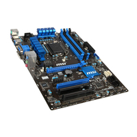 MSI Z77A-G41 Plus Motherboard bekas dengan Chipset Intel Z77 mendukung 3rd Gen Intel Core i7 / i5/i3/Processor