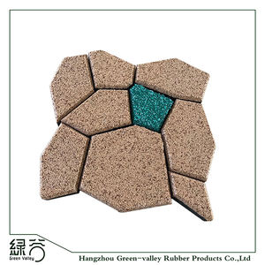 Pavé à emboîtement bricolage Pavé en caoutchouc de forme irrégulière pour décorer le jardin de chemin - Product Image 3