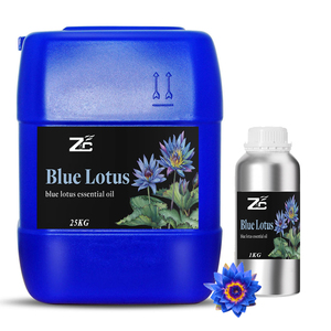 Bán Buôn Màu Xanh Hoa Sen Chiết Xuất Tuyệt Đối Dầu OEM 100% Tinh Khiết Tự Nhiên Hữu Cơ Màu Xanh Hoa Sen Tinh Dầu - Product Image 1