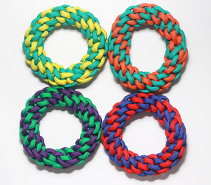 Düğüm RopeDurable pamuk ipi köpek oyuncak hediye paketi seti ücretsiz çeşitler evcil hayvan çiğnemek köpek oyuncak yüzük - Product Image 3