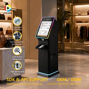 Kiosque <span class=keywords><strong>de</strong></span> paiement en espèces Android 11 <span class=keywords><strong>de</strong></span> 23,6 pouces avec recycleur <span class=keywords><strong>de</strong></span> billets et <span class=keywords><strong>de</strong></span> pièces pour boutiques, commerces <span class=keywords><strong>de</strong></span> détail et magasins <span class=keywords><strong>de</strong></span> luxe, prise en charge SDK - Product Image 1