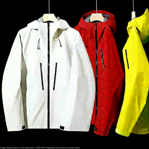 Veste coupe-vent imperméable unisexe pour le sport de plein air, le camping et la randonnée - Product Image 1