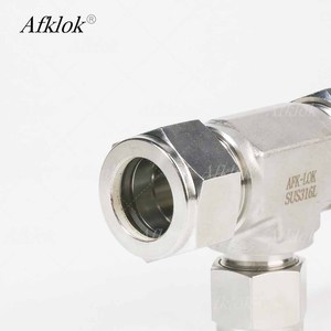 産業用ガス管継手用SS316 1/4 "5/8" 工場直販高品質リダシィイングユニオンブランチティーパイプ継手 - Product Image 2