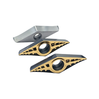 Plaquettes en carbure ZCC CT VCGX YD101 VCGX 160404 LC pour outils de tournage CNC et de coupe sur tour, pour alliages d'aluminium et de cuivre