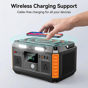 600W 520Wh Portable Power Station 110V for Outdoor <b>Camping</b> RV Travel Off Grid Living and Emergency Backup Power Supply - Product Image 4