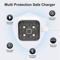 Mini Cargador Rápido USB-C PD 3.0 de 40W, Ultra Portátil, Plegable, con Enchufe de Viaje, Resistente al Fuego