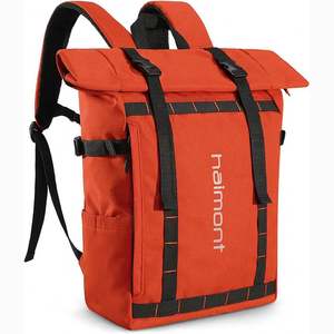 Free Sample Wholesale High Quality Roll Top Unisex Lightweight Travel Casual Sports Custom Logo <b>Computer</b> Laptop <b>Backpacks</b> - Product Image 2