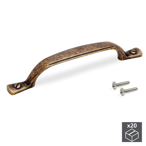 EMUCA 96mm Centre Distance manici 20 pezzi Nairobi profilo in alluminio bronzo maniglie per armadio armadio cassetto - Product Image 3